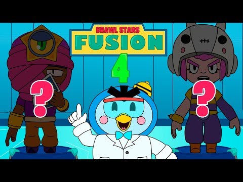BRAWL STARS ANIMATION: Brawl Stars Fusion #4 - Tara and Sandy vs Penny and Bea