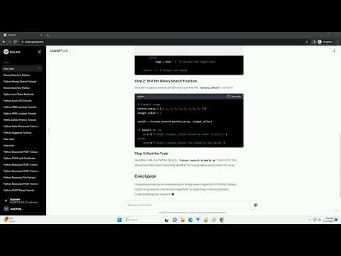 python binary search implementation