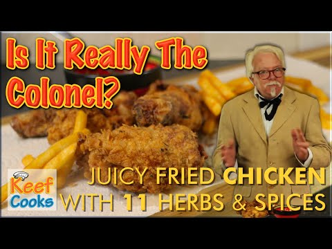 Is That Really Colonel Sanders? KFC Leaked Recipe - Make Your Own Chicken At Home Video