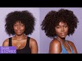 HOW TO COLOR JET BLACK CURLY HAIR TO BROWN | DARK & LOVELY