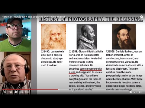 History of Photography: 2. The Beginning by Vladimir Khazan Chinese Mozi, Aristotle, Al-Hazen, Sturm