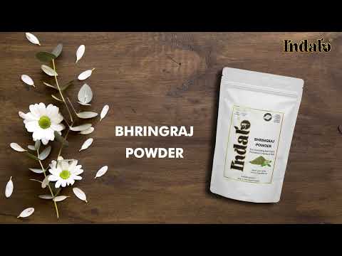 Natural Bhringraj Powder for Hair Herbal Bhringraj Powder Organic Bhringraj Powder Packaging 100 Gms
