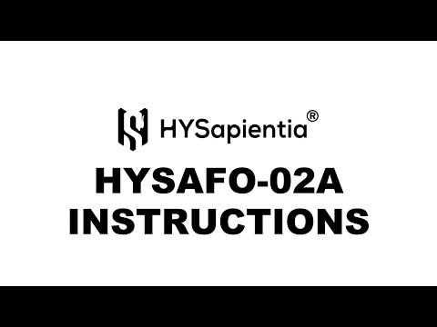 HYSapientia Air Fryer Oven HYSAFO-02A Instructions