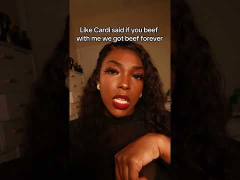 We got beef forever! #cardib