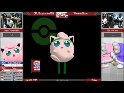 CFL Smackdown 133 Melee - Liquid`Hungrybox (Puff) vs Drunksloth (ICs) - Winners Semis