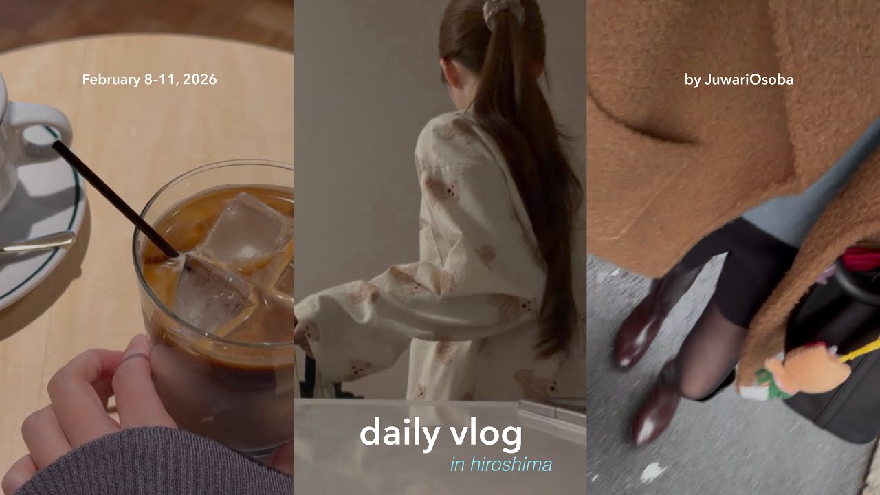 vlog｜広島に住む学生の4日間👩🏼‍🎓労働と休日🌤️美容院,アルバイト後の過ごし方🌆