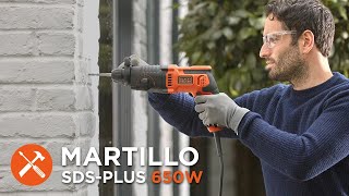 BLACK+DECKER Martillo SDS-Plus 650W anuncio