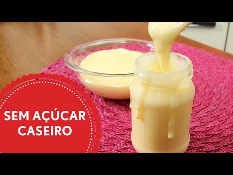 LEITE CONDENSADO SEM AÇUCAR CASEIRO! Alternativa DIET