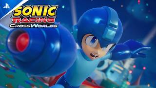 Sonic Racing: CrossWorlds Mega Man Pack 2025 Launch Trailer (Ad Breakdown) Trailer