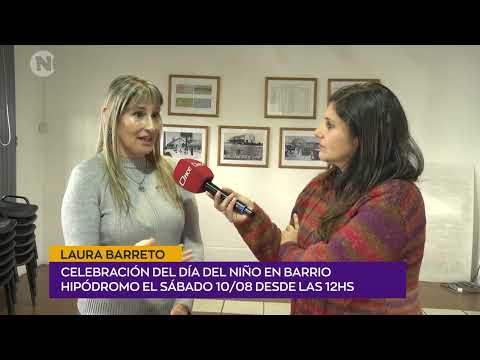 Inauguración de la plaza en el barrio Hipódromo y a la celebración del Día del Niño