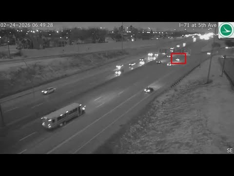 ODOT video shows driver who missed exit cause crash on I-71 in Columbus