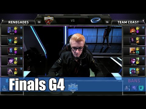 Coast vs Renegades | Game 4 Grand Finals S5 NA CS Summer 2015 | CST vs RNG G4 Finals NACS
