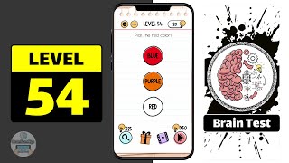 Brain Test Level 54 Walkthrough