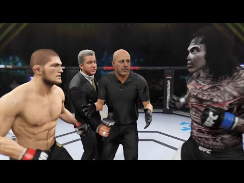 Khabib vs. Death Baron - EA sports UFC 2 - Champion Fight