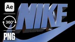 Download lagu How To Extrude And Rotate PNG Logo In After Effects / 3D Chrome Logo mp3