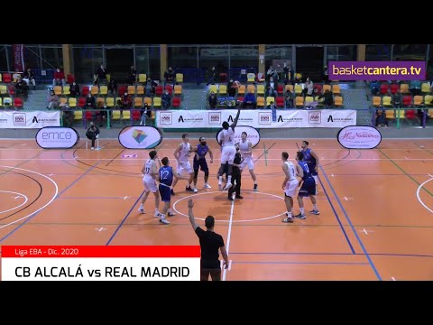 EBA - CB ALCALÁ vs REAL MADRID.- Liga EBA. Dic. 2020 (BasketCantera.TV)
