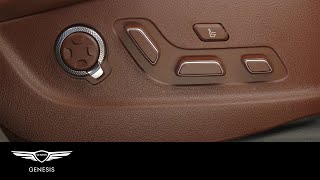 Genesis How to Use Front Seat Controls | 2025 GV80 | How-To