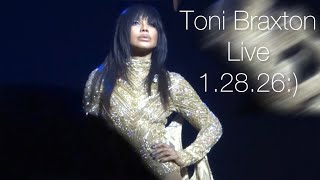 Toni Braxton Live - "Just Be a Man About It" + HeartfeltTalk Oakland 1.28.26 😍🙏