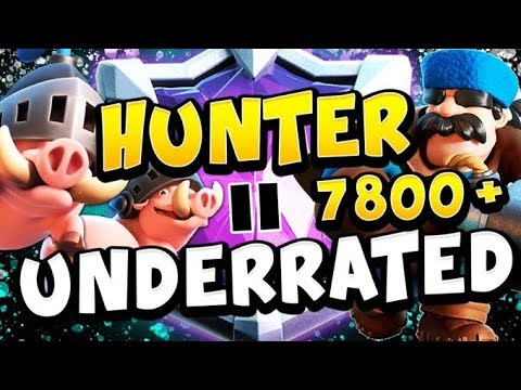 7800+ TOP LADDER with ROYAL HOG SPELL BAIT DECK! - CLASH ROYALE