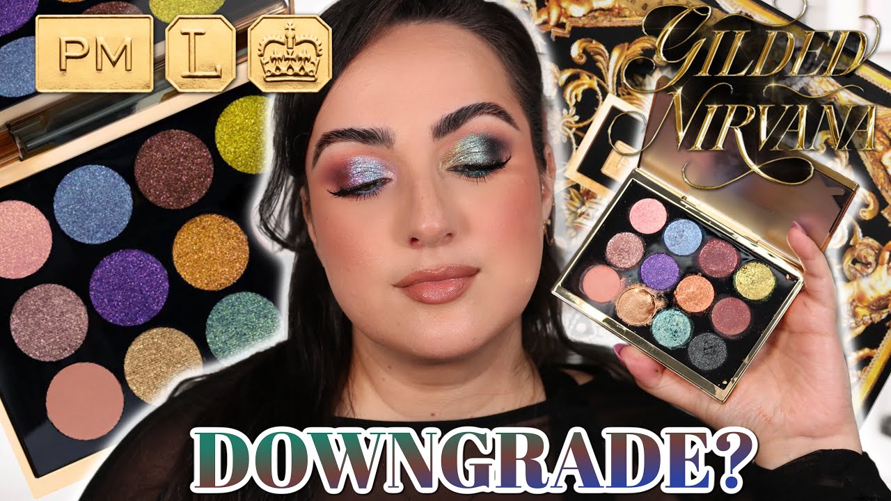 Pat McGrath GILDED NIRVANA: Mega Eyeshadow Palette. Why is it tiny?! 😂 | Holiday 2025!
