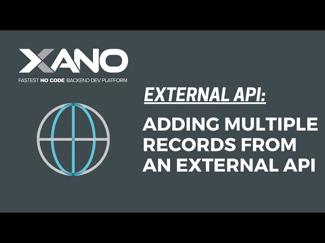 External APIs: Adding multiple records from an external API