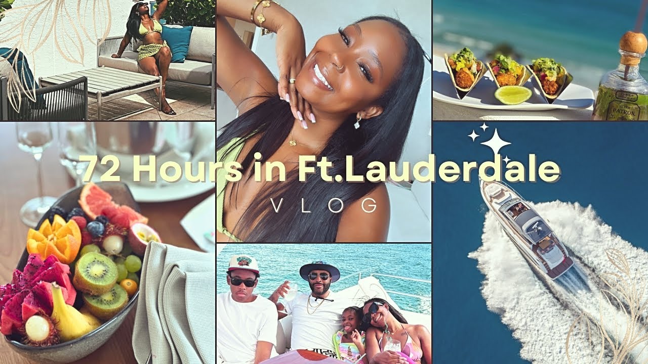 YACHT TRIP TO MIAMI, SOLO DATES, TRYING EXOTIC FRUIT, BEACH YOGA,TRAVEL FAILS, PENTHOUSE SUITE, ETC.