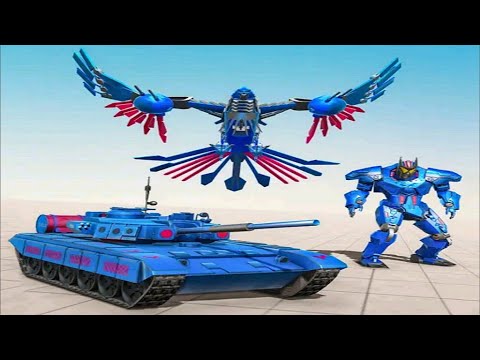 Police Robot Tank Game with Multi Robot Transformations #2 - Android Gameplay
