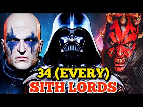 34 (Every) Sith Lords In Star Wars Franchise Who Infected The Entire Galaxy With Darkside - Explored