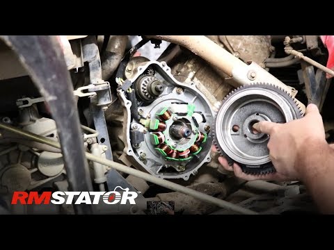 How To Install a Polaris 500cc ATVs FF97 Improved Flywheel Rotor Instructions RM11512