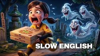 Ghosts Couldn't Stop My Pizza Delivery | Easy English Listening Practice (A2)