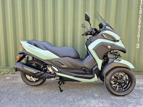 2025 Yamaha Tricity 300 in Zen Green. In stock at Mototechniks.