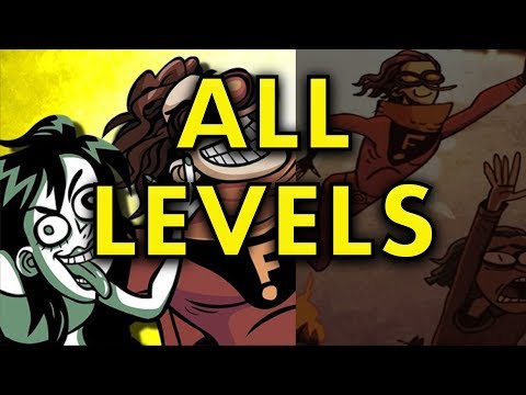 Troll Face Quest: Stupidella and Failman | ALL LEVELS | Walkthrough