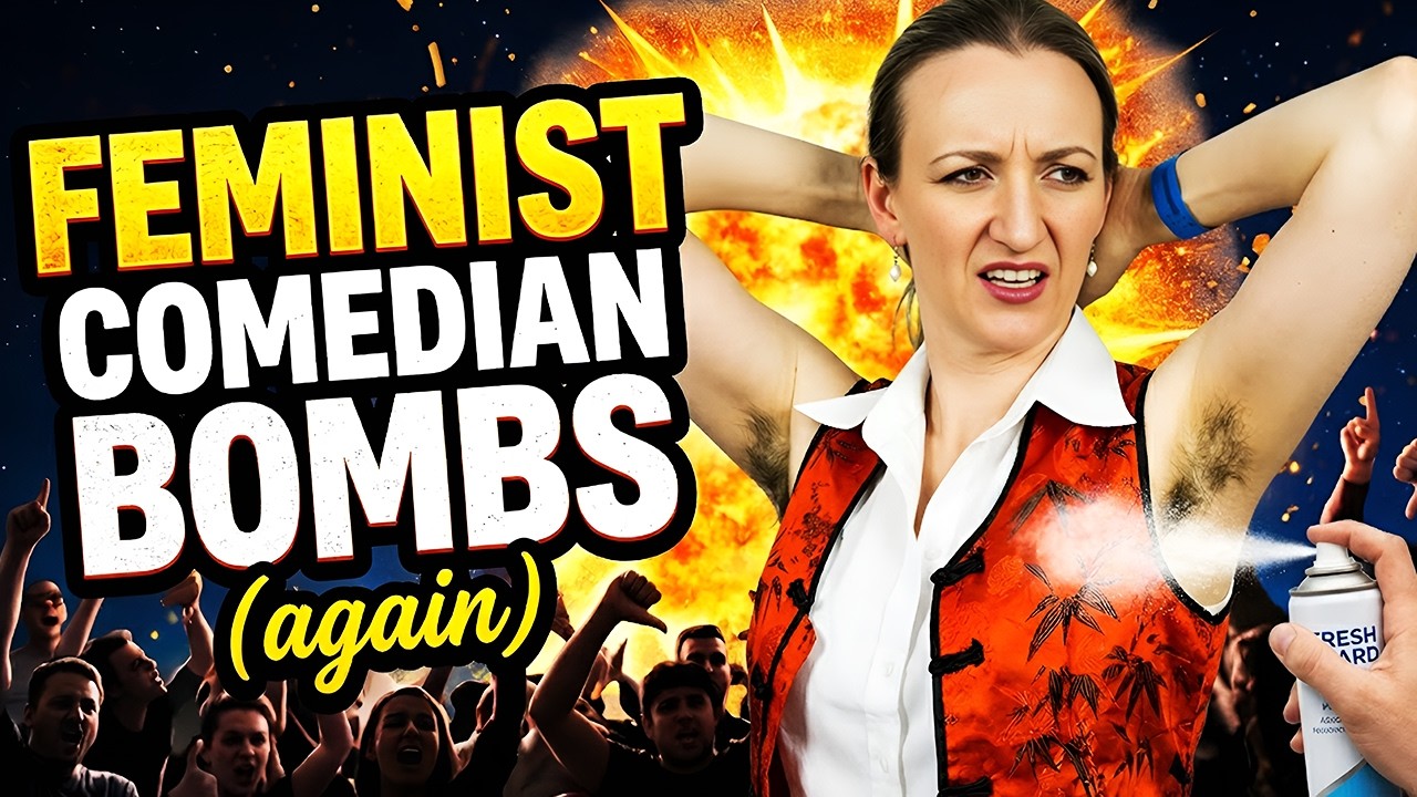 FEMINIST COMEDIAN BOMBS HARD! (This time in Australia) 💥😂