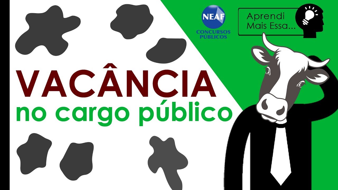 O Que é Vacância do Cargo Público | Aprendi Mais Essa...