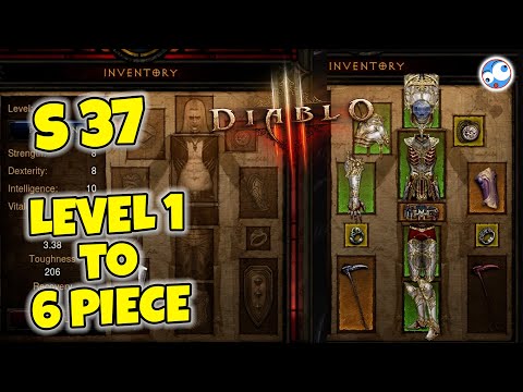 Diablo 3 Season 37 Full Playthrough - Level 1 to 70 and 6 piece