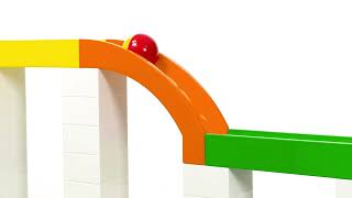 HUBELINO Kuličková dráha - rozšíření skluzavka 12 dílků