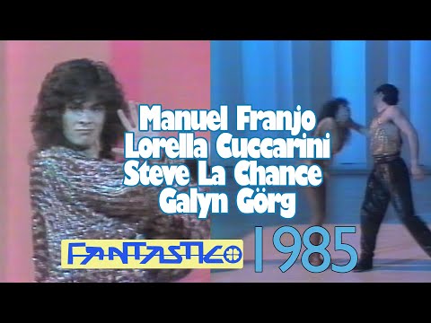 Fantastico 6 ( 1985 )  MEDLEY  Manuel Franjo,  Lorella Cuccarini, Steve La Chance, Galyn Görg