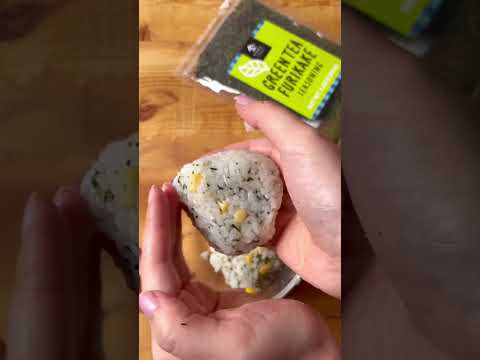  Green Tea Furikake, Corn, and Cheese Rice Balls