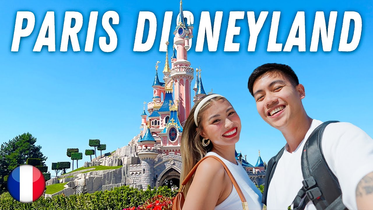 Join a duo as they explore Disneyland Paris in this captivating video.
