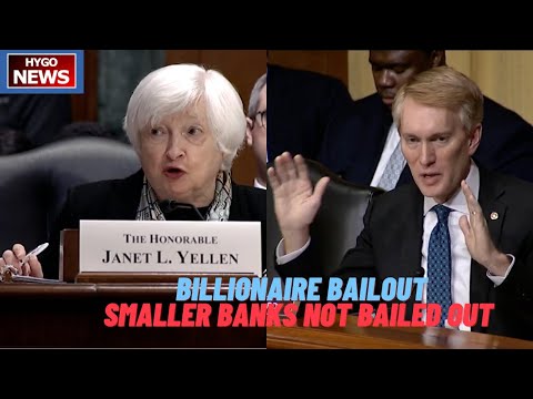 Lankford Spars with Yellen on Billionaire Bailout, Smaller Banks Not Bailed, Only Big Banks Worthy