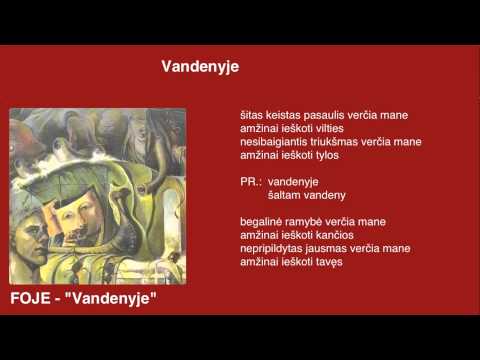 FOJE - "Vandenyje"