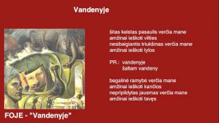 FOJE - "Vandenyje"