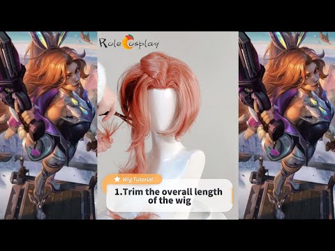 Wig Tutorial: LOL-The Anima Squad Battle Bunny Miss Fortune