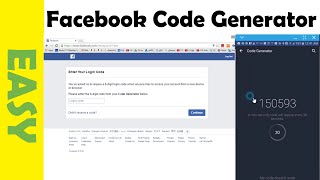 Where to Get Facebook Code Generator for Lost or Forgotten Passwords
