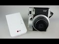 Instant Photo Shootout Fujifilm Instax Mini 90 Camera LG PD239 Zink Printer