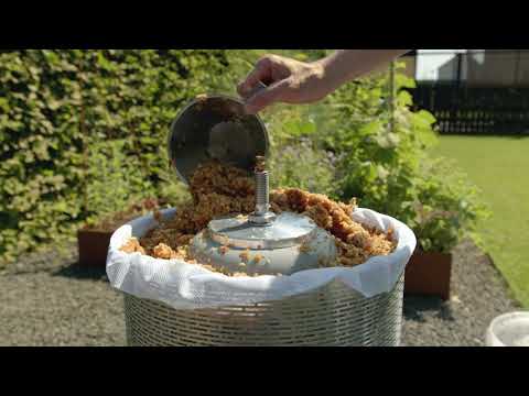 Elektrisk Fruktkross 1500 & Hydropress 40L - Gör Din egen Must - Rååpress