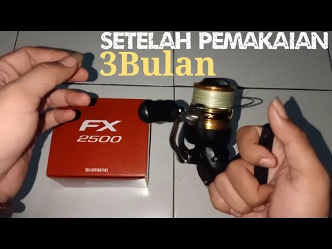 Review Reel Shimano FX 2500 Setelah 3 Bulan Pemakaian