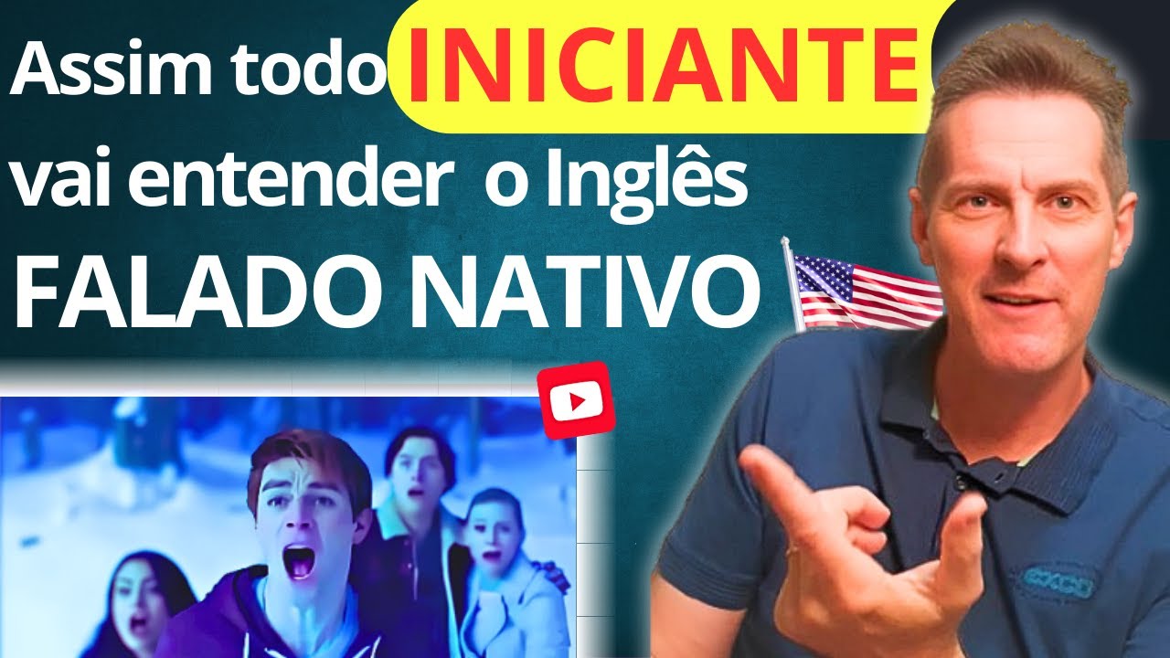 😱Já ficou perdido com a velocidade e as expressões dos nativos em Inglês? VOCÊ VAI ENTENDER TUDO!