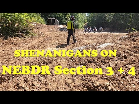 Hilarious Weekend NE BDR Section 3 and 4 on BMW R1200GSA + R1200GS + F800GS and Yamaha WR250