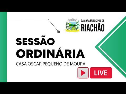 Sessão Ordinária | 05-12-2025 | Câmara de Vereadores de Riachão PB